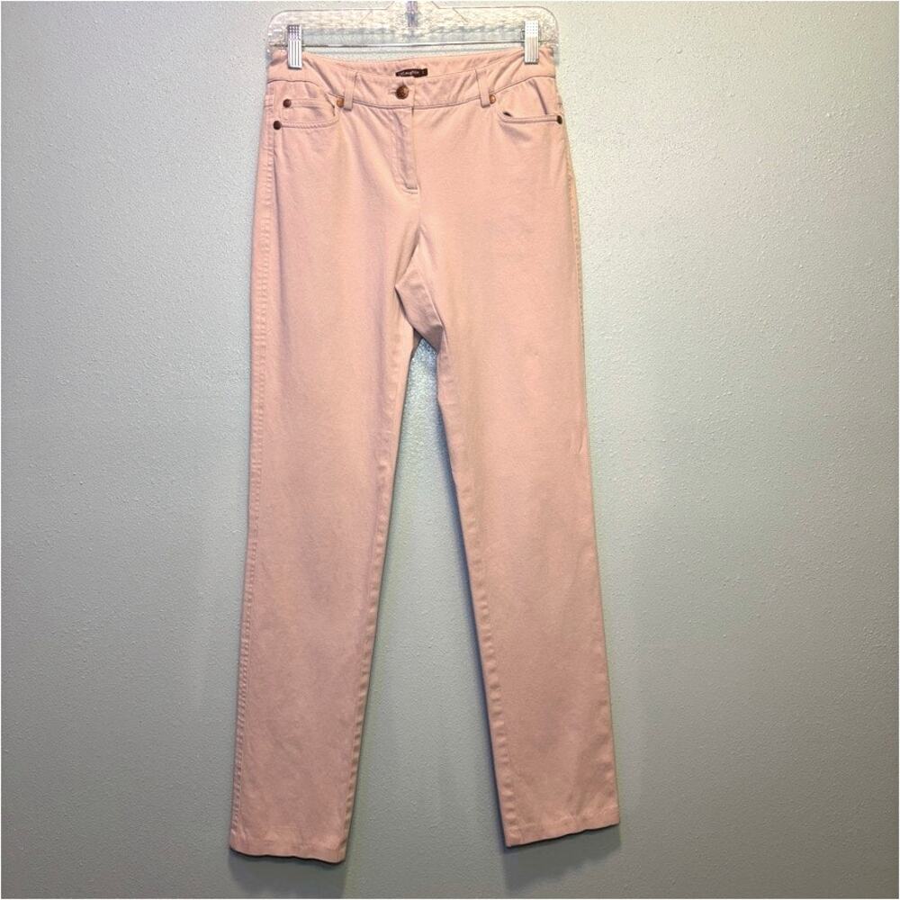 J. McLaughlin Classic Khaki Straight-Leg Pants | Size 0
